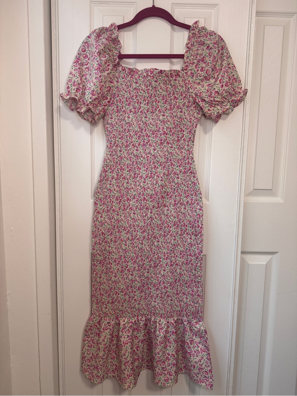 Pretty garden Dress Pink Flora - Picture 2 of 5